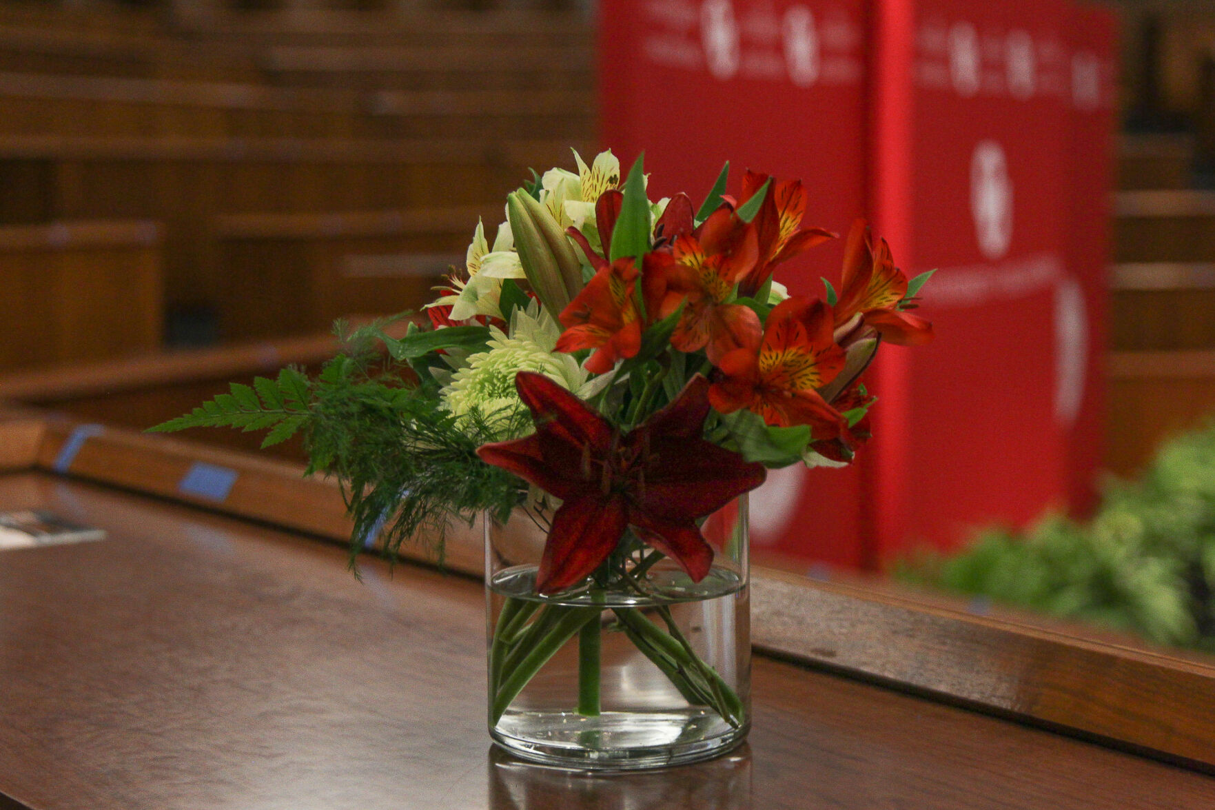 Flowers on a Desk
